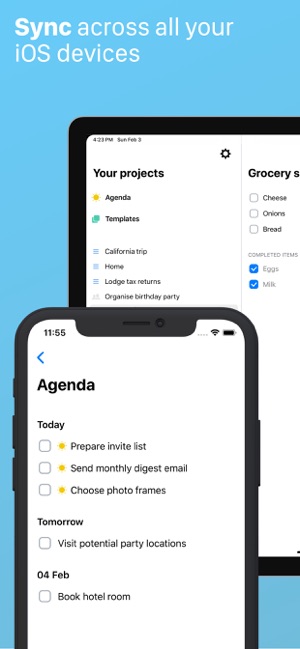 Break: Task manager and lists