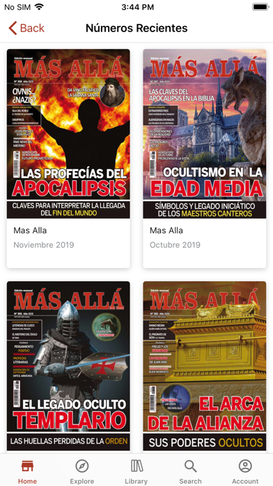 Revista Más Allá screenshot 2