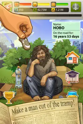 Game screenshot Hobo World - life simulator hack