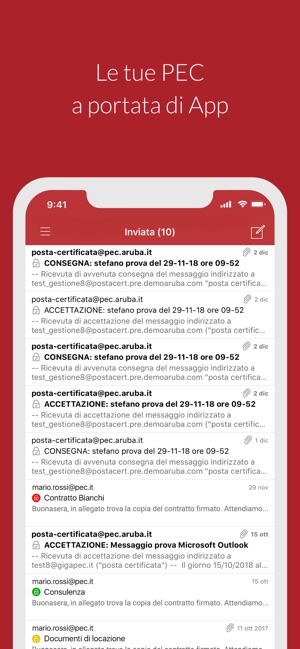 SCARICARE APPLICAZIONE ARUBA PEC