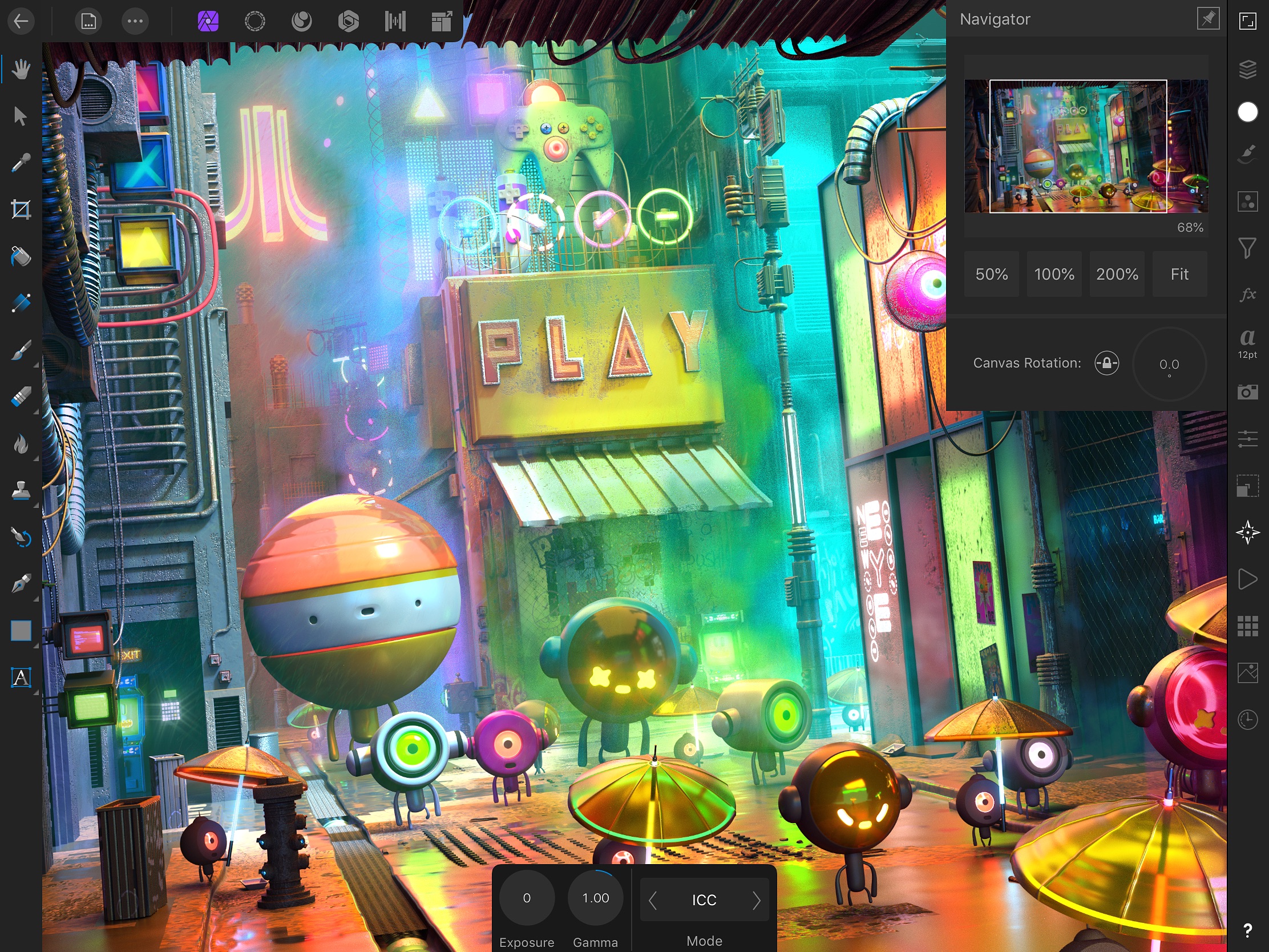 Screenshot do app Affinity Photo