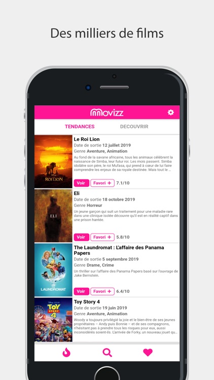 Movizz - Explorateur de films