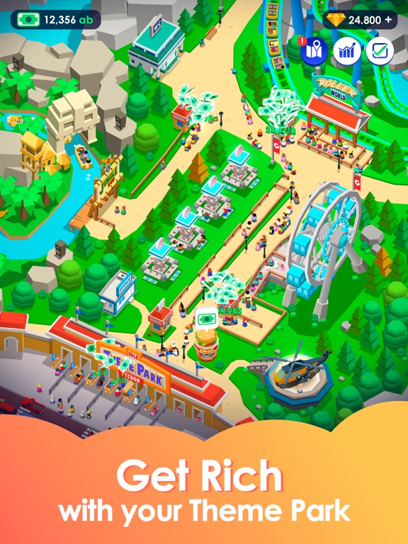 Idle Theme Park Tycoon Game Tips, Cheats, Vidoes and Strategies