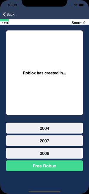 Robuxian Quiz For Robux On The App Store - roblox quiz that gives you robux