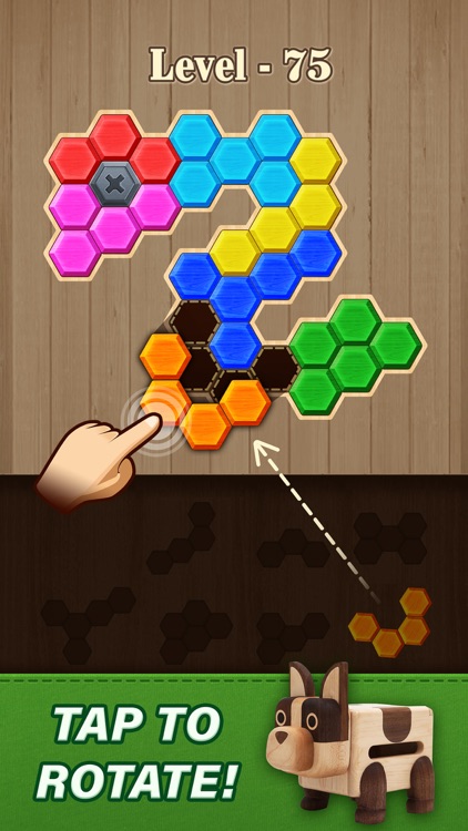 Block Hexa Puzzle: Wooden Game