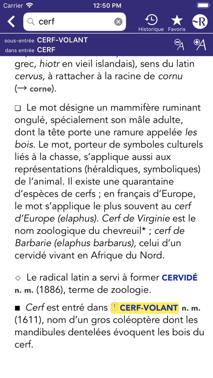 Dictionnaire Robert Historique screenshot-4