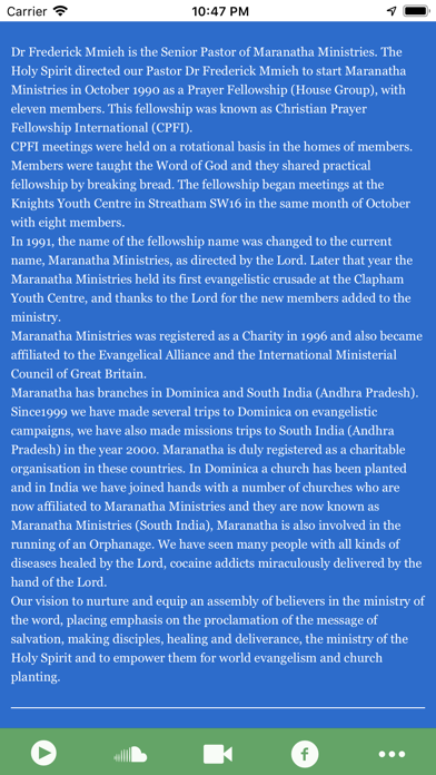 Maranatha Ministries U.K screenshot 3