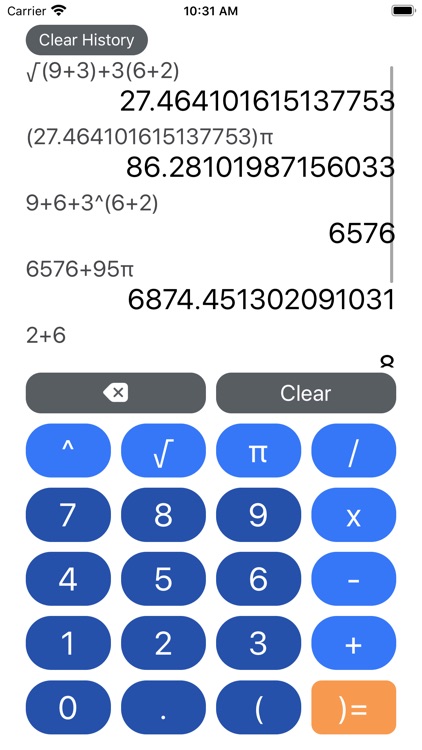 Multi Line Calculator