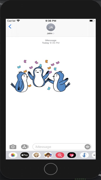 Blue Jay Emojis by Deborah Buffalin