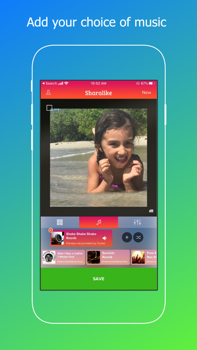 Sharalike - Slideshow Screenshot on iOS
