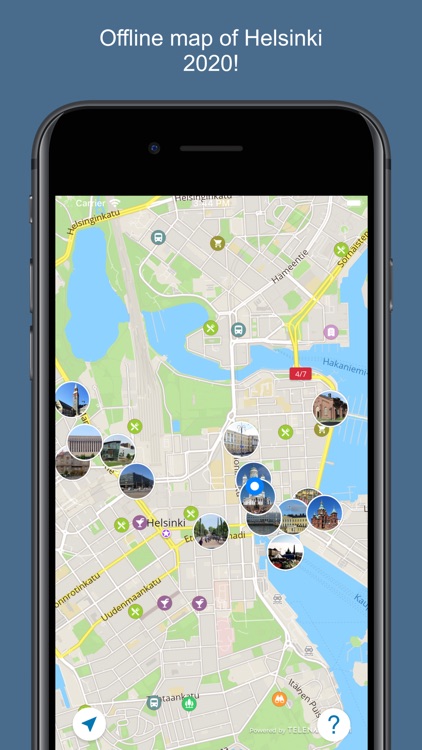 Helsinki 2020 — offline map