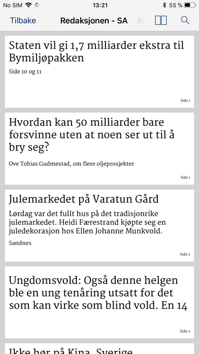 Aftenbladet E-avis screenshot 4