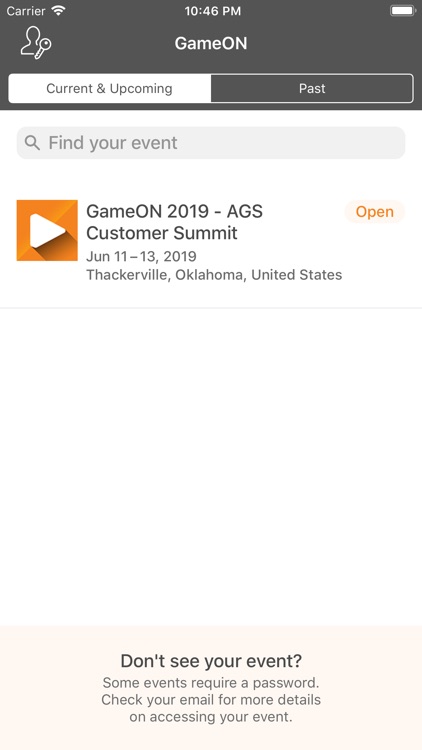 GameON - AGS Customer Summit