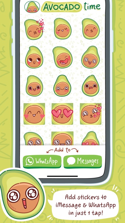 Avocado - cute stickers!