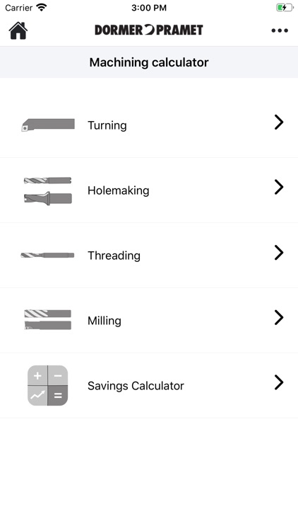 Dormer Pramet Calculators