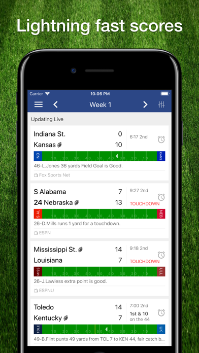 How to cancel & delete Scores App: College Football from iphone & ipad 1