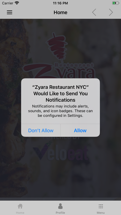 Zyara Restaurant NYC screenshot 2