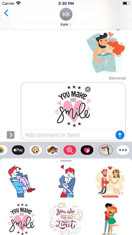 I Love You More Stickers