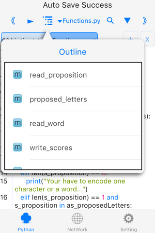 pythoni-run code,autocomplete - náhled