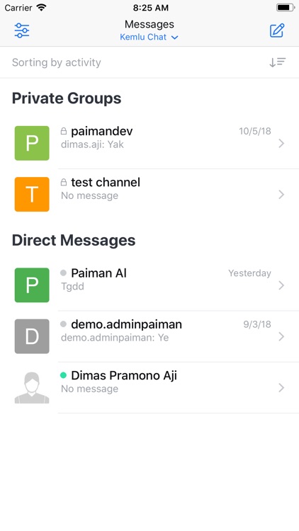 Kemlu Chat App