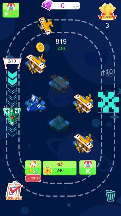 Tiny Plane - 2048 Coins Tycoon screenshot-3