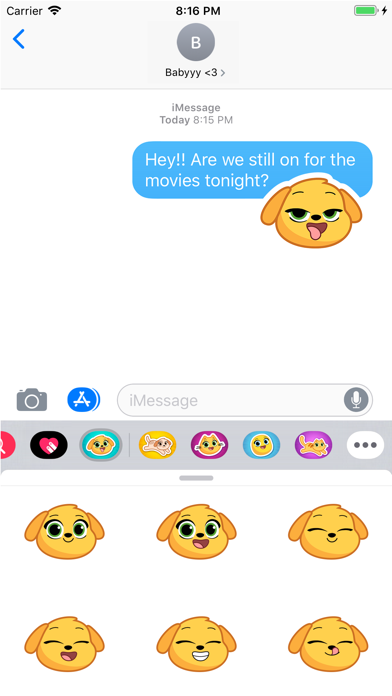 Michi Moji Puppy - Dog Emojis screenshot 2