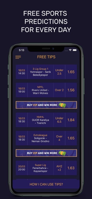 WinTips app