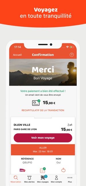 OUI.sncf : voyages en train(圖3)-速報App