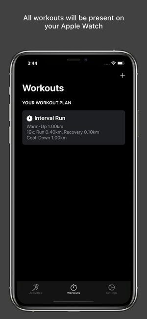 interval running with apple watch