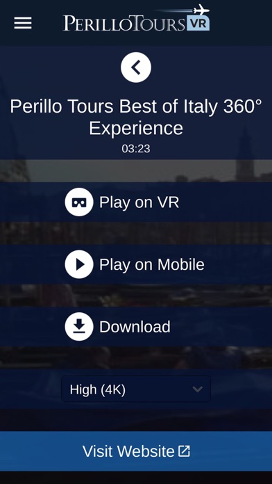 Perillo Tours VR screenshot 3