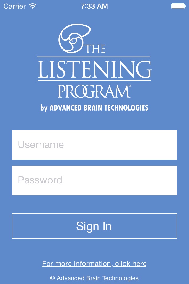 The Listening Program Mobile screenshot 3