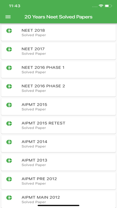 How to cancel & delete 20 Years Neet Solved Papers from iphone & ipad 1