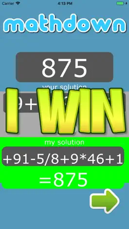 Game screenshot mathdown hack