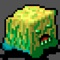 A minimal touch interface controls a party of adventurers in a turn-based adventure set in a procedurally generated open world filled with monsters and treasure