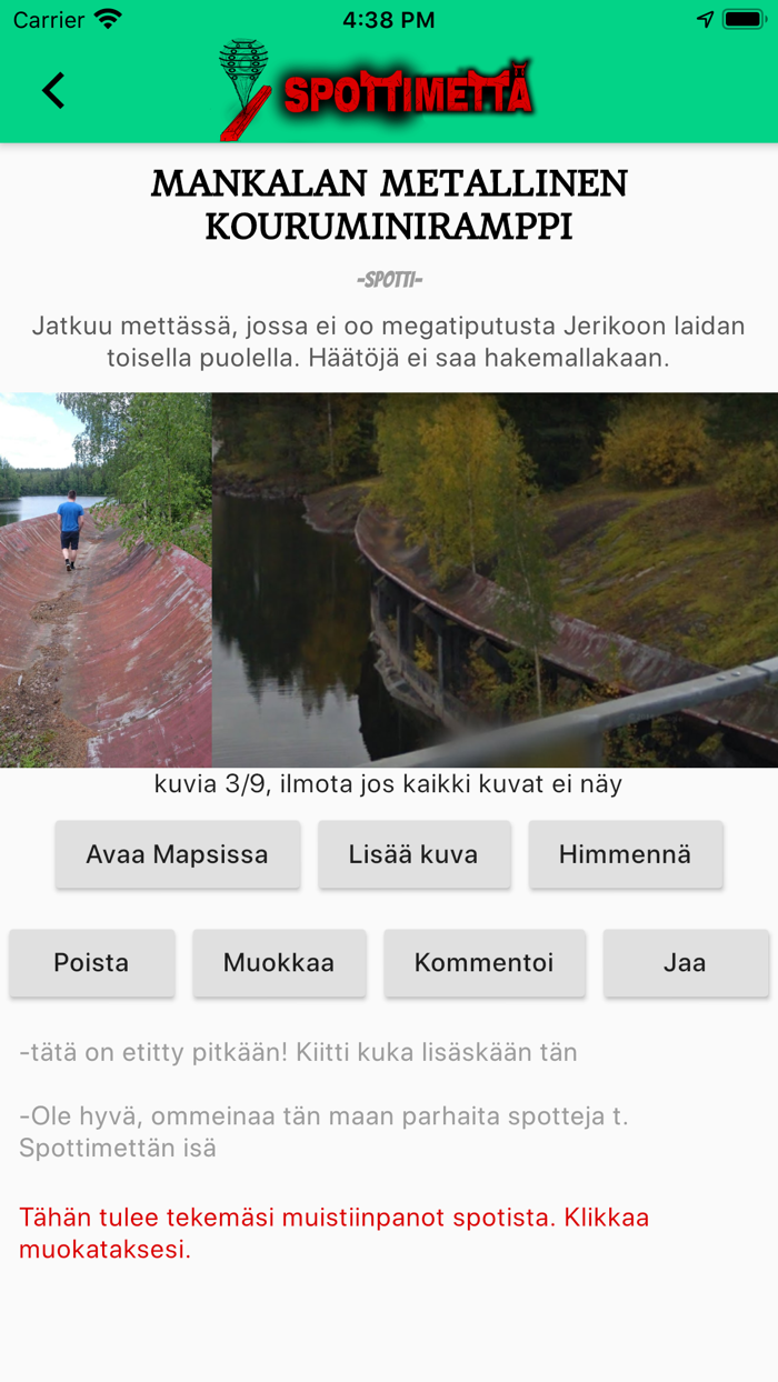 Spottimettä