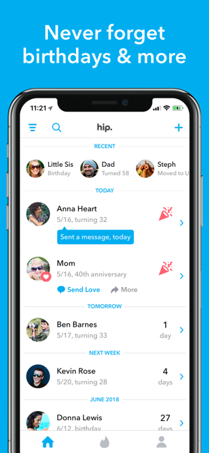 hip Birthday Reminder App on the App Store hip Birthday Reminder App on the App Store