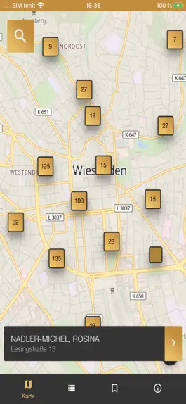 Game screenshot Stolpersteine in Wiesbaden apk