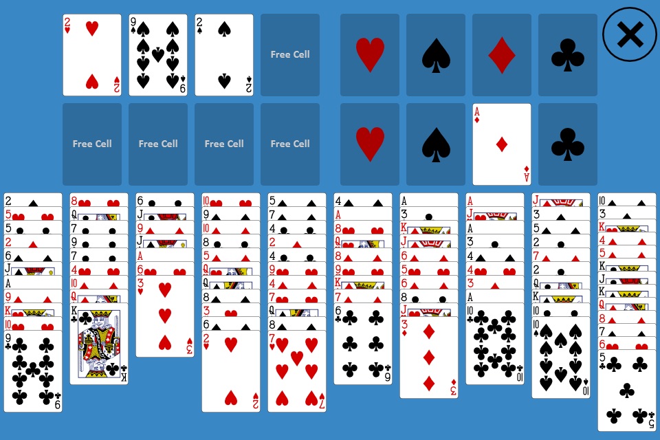 Solitaire FreeCell Two Decks screenshot 2