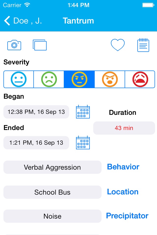 Tantrum Tracker screenshot 3