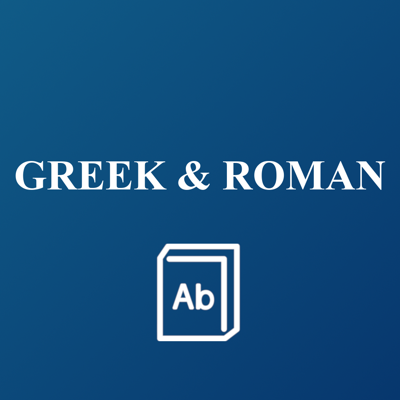 Greek and Roman Dictionaries