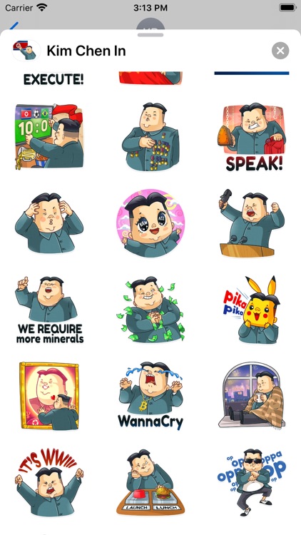 Kim Chen In Stickers