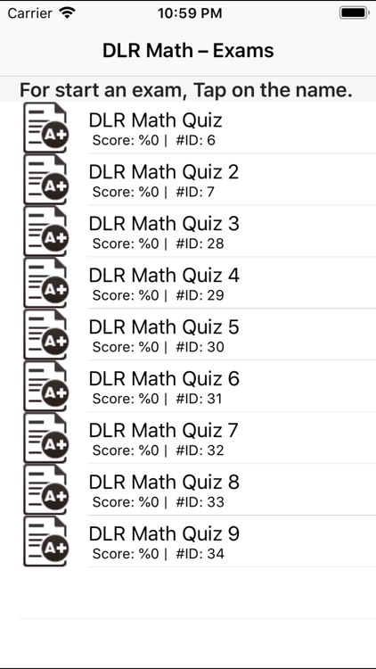 DLR Math Module Preparation