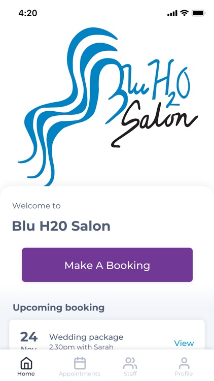 Blu H20 Salon