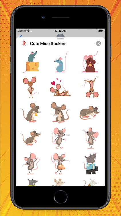 Cute Mice Stickers