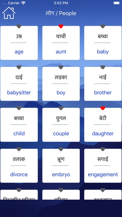 Hindi Vocabulary & Phrase