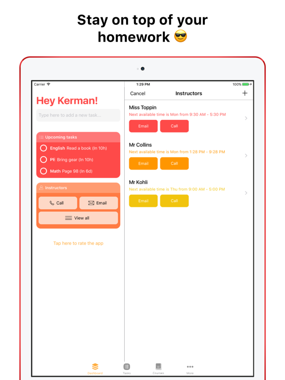 The Homework App - Your Class Assignment & Timetable Schedule Planner screenshot