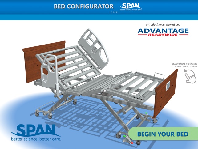 Span Medical Bed Configurator