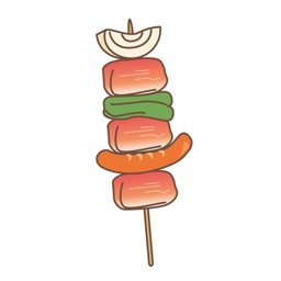 Cute Barbecue Sticker