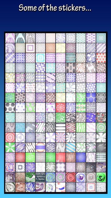 Sheer Abstractions Stickers