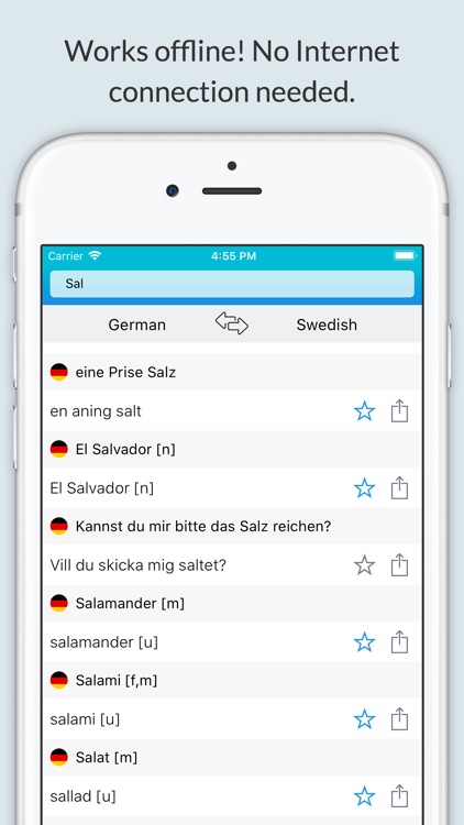 German Swedish Dictionary +